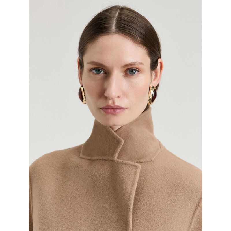 Veronika Maine Double Faced Wool Long Coat image number 2